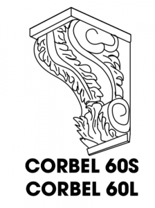 Signature Brownstone Corbel 60L, Large