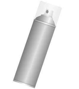 Ebony Shaker Spray Can